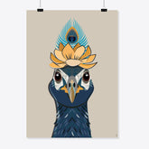 Pfau «Coco» Poster/Plakat